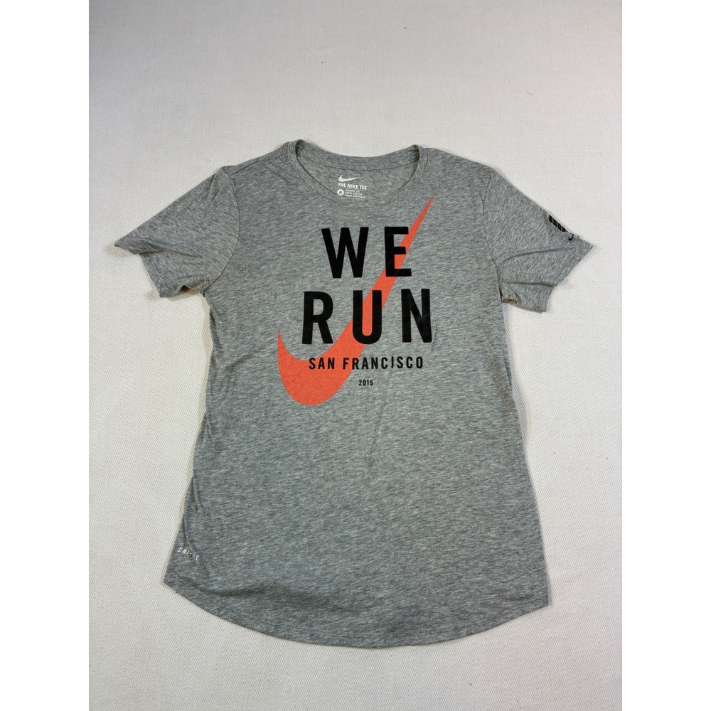 Nike Dri-Fit We Run San Francisco 2015 T-Shirt Women's Medium Grey Heather